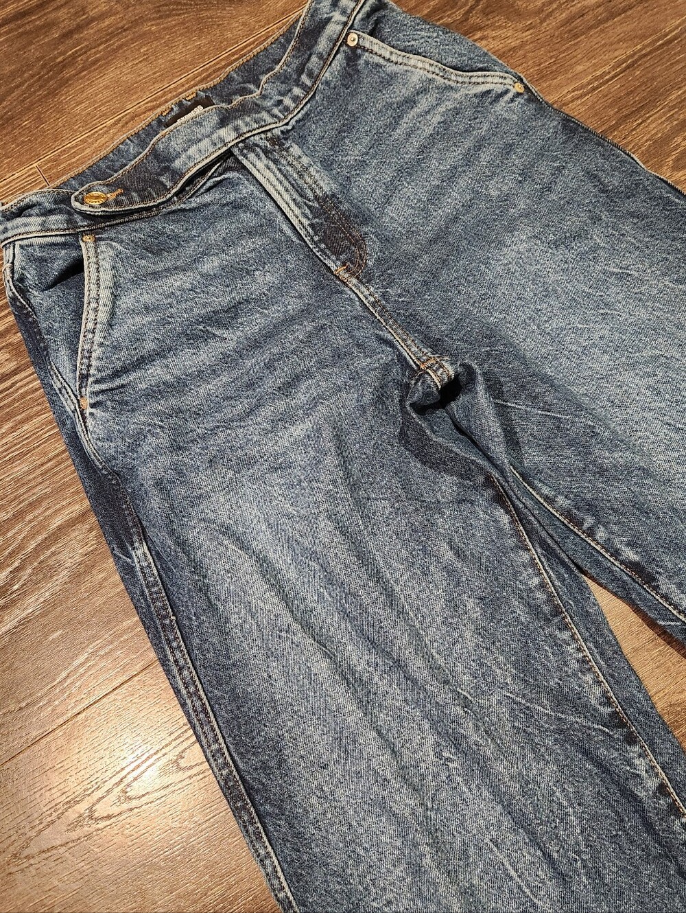 ❤️ EXPRESS HIGH RISE WIDE LEG TROUSER JEANS, 4 (27) - Picture 3 of 8
